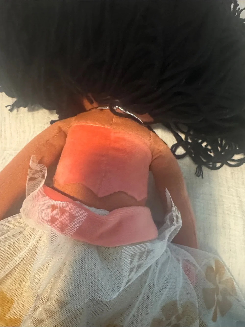 Disney Moana Plush Doll in Black, Brown, Mustard and Pink